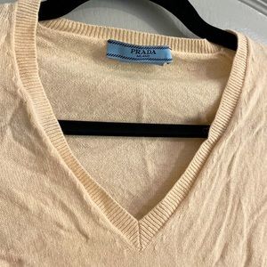 Creme Cashmere Prada Sweater